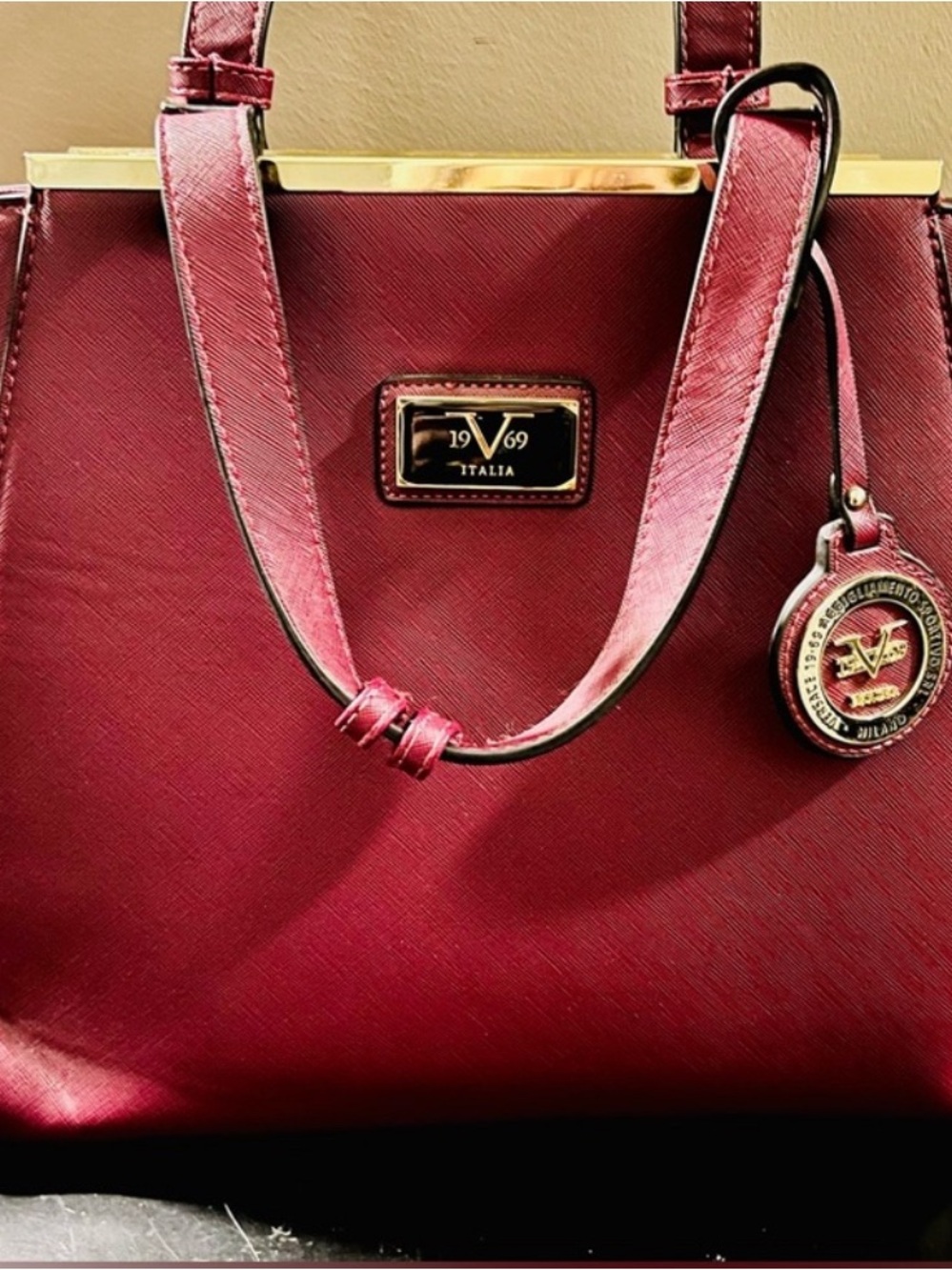 Women's Burgundy Tote Bag